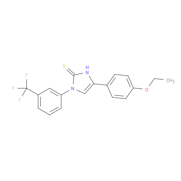 4-(4-ethoxyphenyl)-1-[3-(trifluoromethyl)phenyl]-2,3-dihydro-1H-imidazole-2-thione