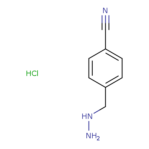 Benzonitrile, 4-​(hydrazinylmethyl)​-​, hydrochloride (1:1)