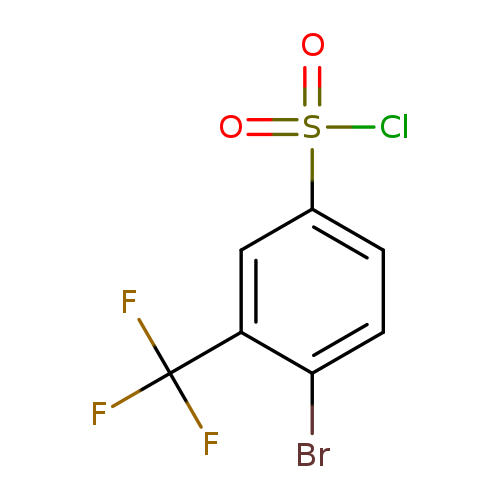 4-Bromo-3-(trifluoromethyl)benzene-1-sulfonyl chloride