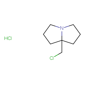 7a-(chloromethyl)-hexahydro-1H-pyrrolizine hydrochloride