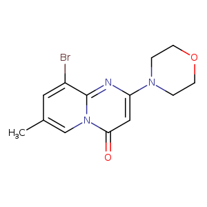 4H-Pyrido[1,2-a]pyrimidin-4-one, 9-bromo-7-methyl-2-(4-morpholinyl)-