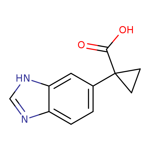 1-(1H-Benzo[d]imidazol-6-yl)cyclopropanecarboxylic acid