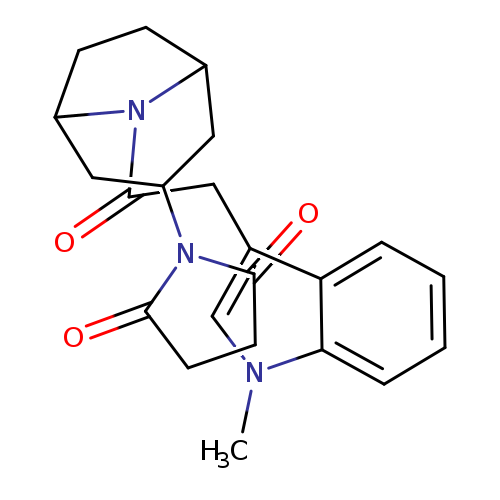 1-{8-[2-(1-methyl-1H-indol-3-yl)acetyl]-8-azabicyclo[3.2.1]octan-3-yl}pyrrolidine-2,5-dione