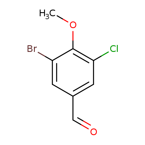 Benzaldehyde, 3-bromo-5-chloro-4-methoxy-