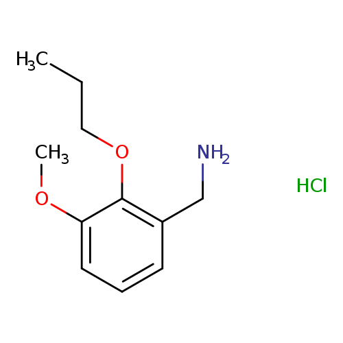 Benzenemethanamine, 3-methoxy-2-propoxy-, hydrochloride