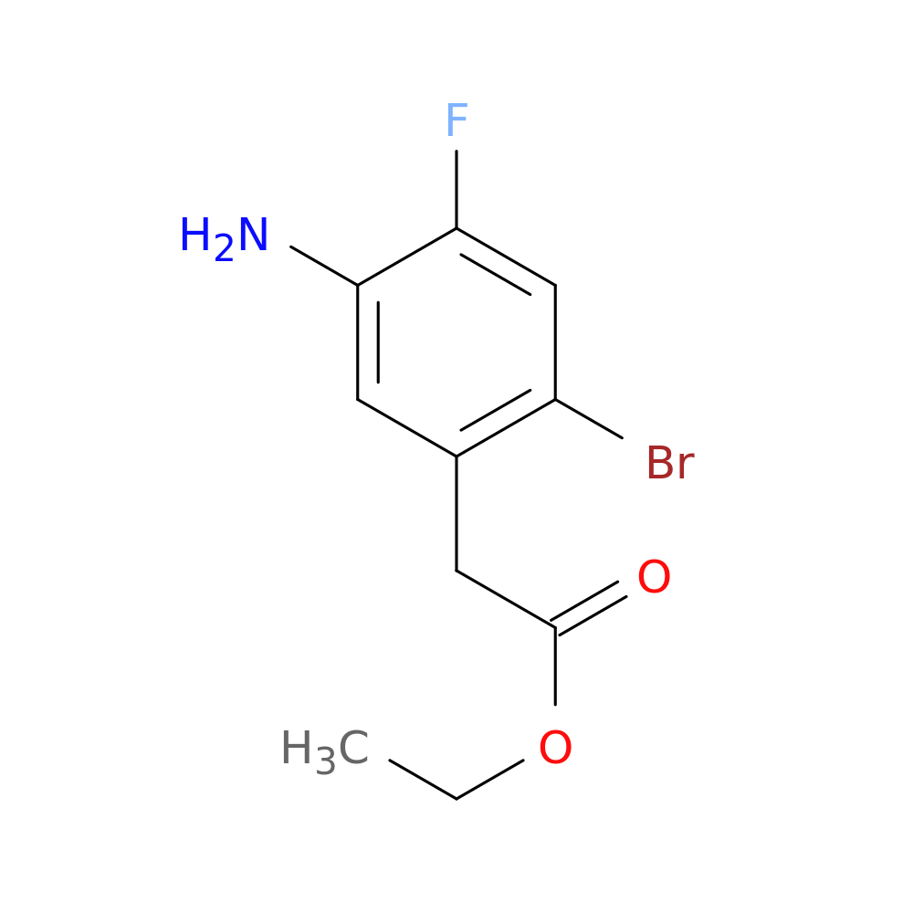 Ethyl 2-(5-amino-2-bromo-4-fluorophenyl)acetate