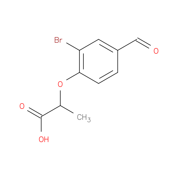 2-(2-BROMO-4-FORMYLPHENOXY)PROPANOIC ACID