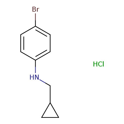 4-bromo-N-(cyclopropylmethyl)anilinehydrochloride