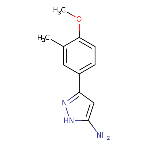 3-(4-methoxy-3-methylphenyl)-1H-pyrazol-5-amine