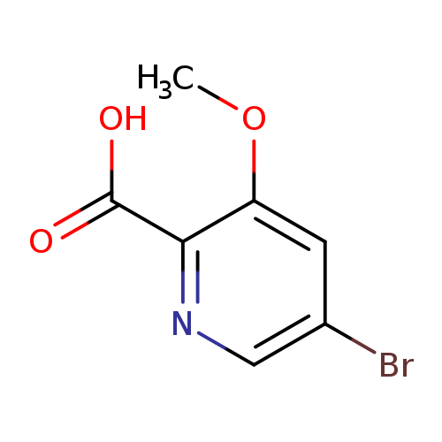 2-Pyridinecarboxylic acid, 5-bromo-3-methoxy-