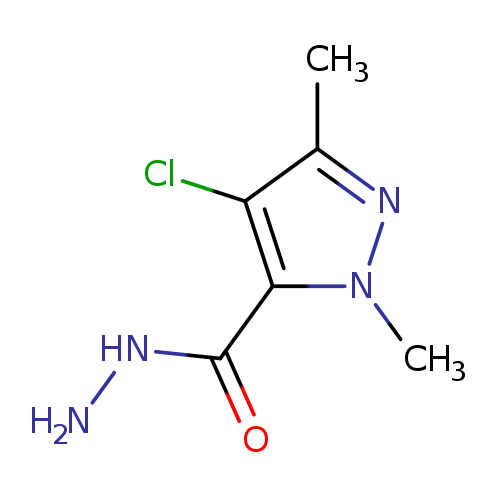 4-Chloro-1,3-dimethyl-1h-pyrazole-5-carbohydrazide