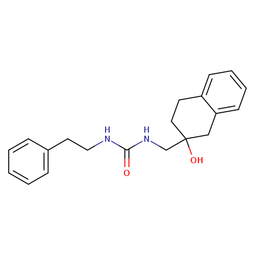 3-[(2-hydroxy-1,2,3,4-tetrahydronaphthalen-2-yl)methyl]-1-(2-phenylethyl)urea