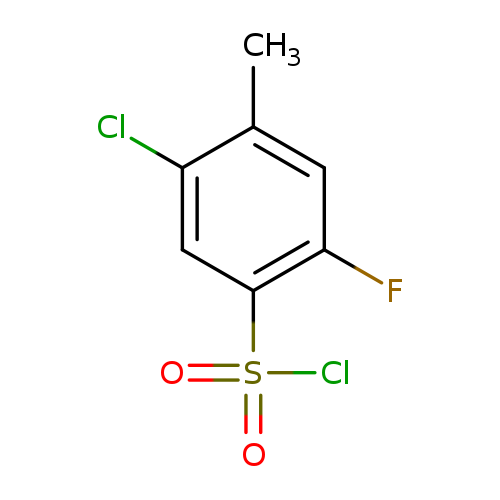 5-Chloro-2-fluoro-4-methylbenzenesulfonyl chloride