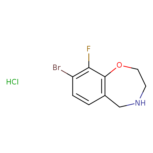 8-bromo-9-fluoro-2,3,4,5-tetrahydro-1,4-benzoxazepine hydrochloride