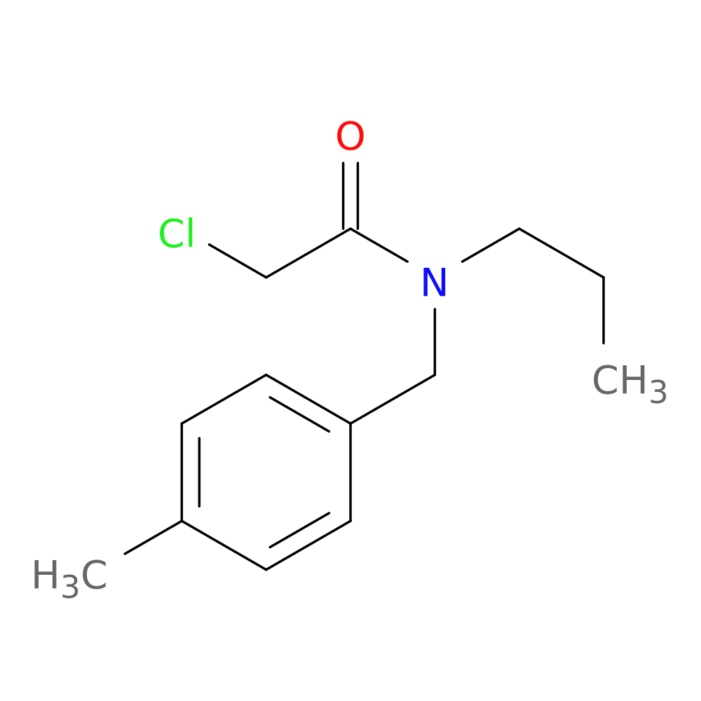 2-chloro-N-[(4-methylphenyl)methyl]-N-propylacetamide