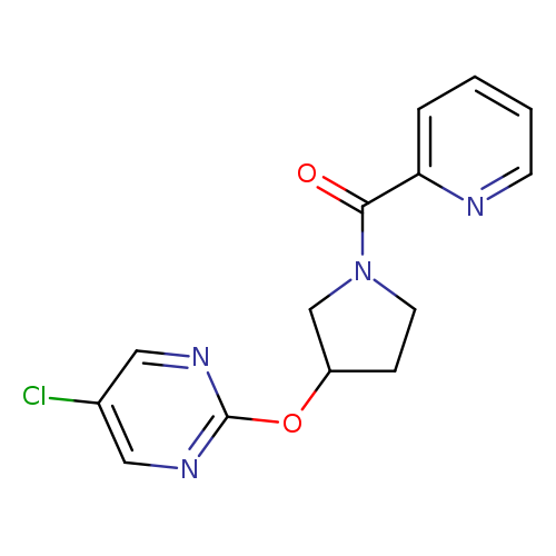 5-chloro-2-{[1-(pyridine-2-carbonyl)pyrrolidin-3-yl]oxy}pyrimidine