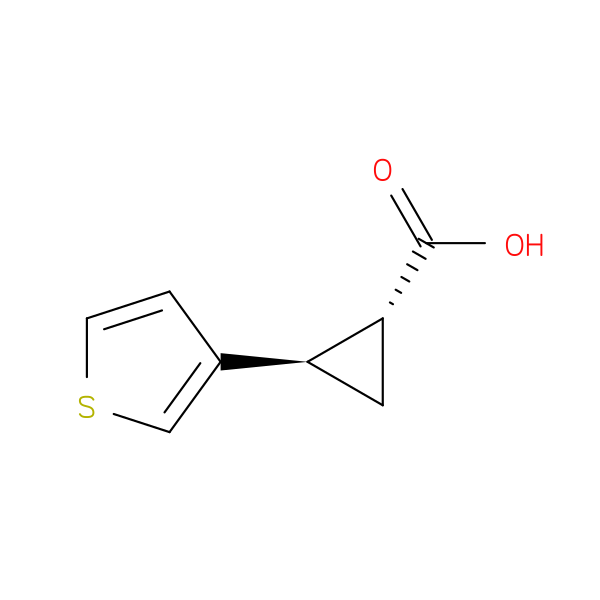 rel-(1R,2R)-2-(3-Thienyl)cyclopropanecarboxylic acid