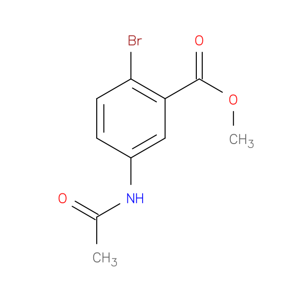 methyl 2-bromo-5-acetamidobenzoate