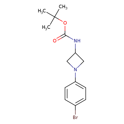 tert-butyl N-[1-(4-bromophenyl)azetidin-3-yl]carbamate