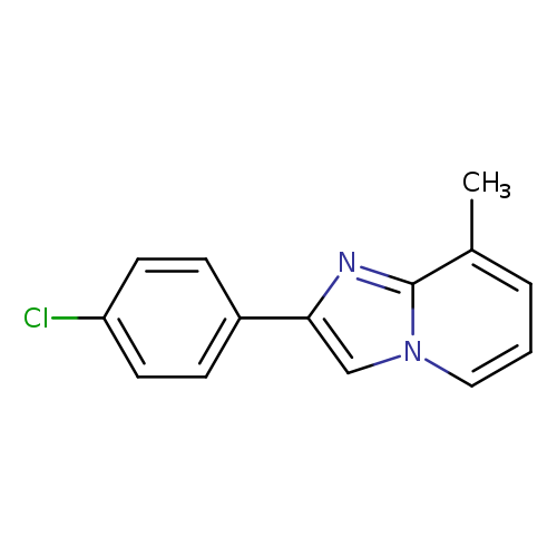 2-(4-Chlorophenyl)-8-methylimidazo[1,2-a]pyridine