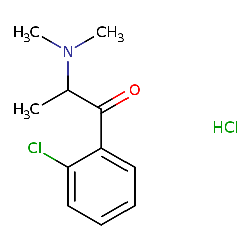 1-(2-chlorophenyl)-2-(dimethylamino)-1-propanone,monohydrochloride