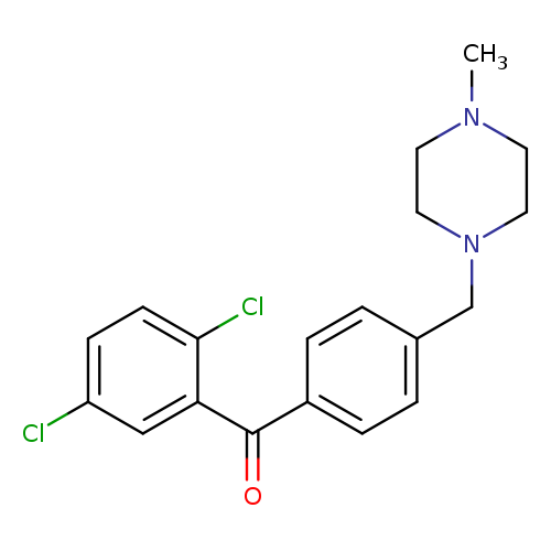 2,5-DICHLORO-4'-(4-METHYLPIPERAZINOMETHYL) BENZOPHENONE