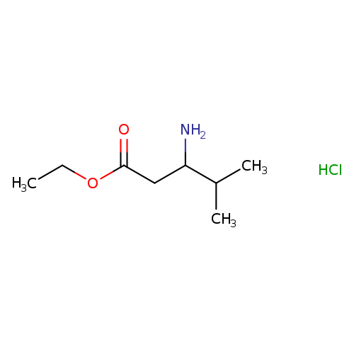 ethyl 3-amino-4-methylpentanoate hydrochloride