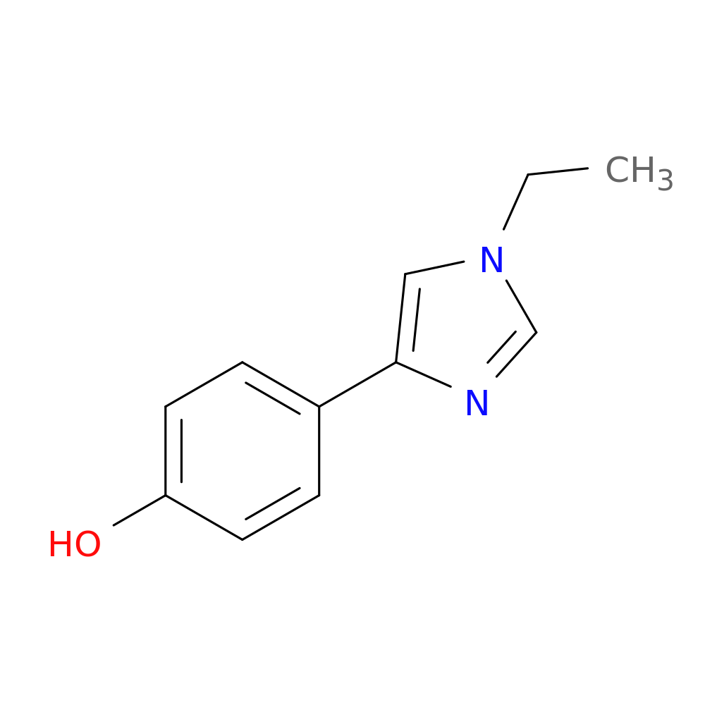 4-(1-Ethyl-1h-imidazol-4-yl)phenol