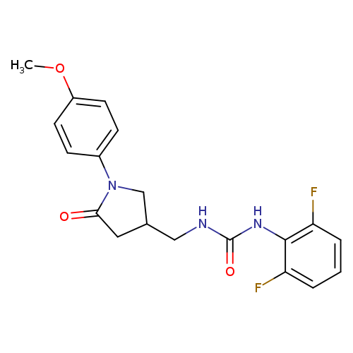 1-(2,6-difluorophenyl)-3-{[1-(4-methoxyphenyl)-5-oxopyrrolidin-3-yl]methyl}urea
