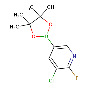 Pyridine, 3-chloro-2-fluoro-5-(4,4,5,5-tetramethyl-1,3,2-dioxaborolan-2-yl)-