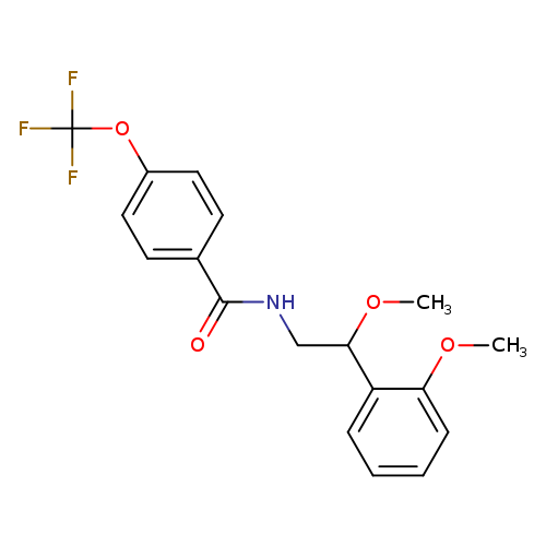 N-[2-methoxy-2-(2-methoxyphenyl)ethyl]-4-(trifluoromethoxy)benzamide