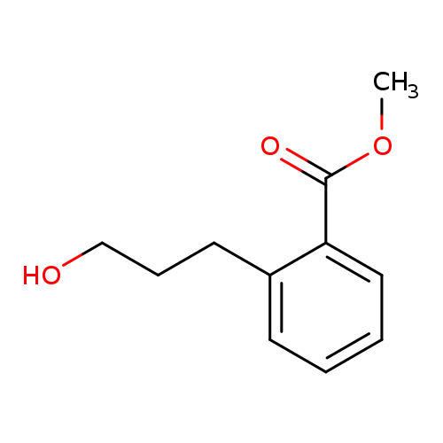 Benzoic acid, 2-(3-hydroxypropyl)-, methyl ester