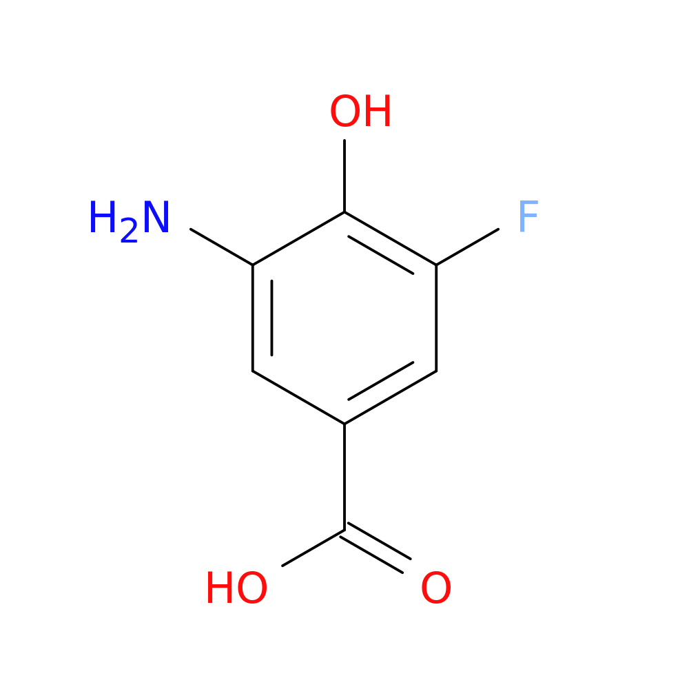3-amino-5-fluoro-4-hydroxybenzoic acid