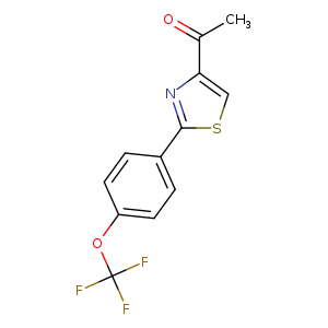 Ethanone, 1-[2-[4-(trifluoromethoxy)phenyl]-4-thiazolyl]-