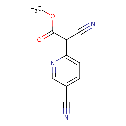 Methyl 2-cyano-2-(5-cyanopyridin-2-yl)acetate