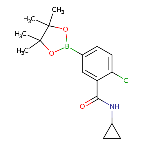4-Chloro-3-(cyclopropylaminocarbonyl)phenylboronic acid pinacol ester