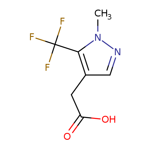 2-[1-methyl-5-(trifluoromethyl)-1H-pyrazol-4-yl]acetic acid