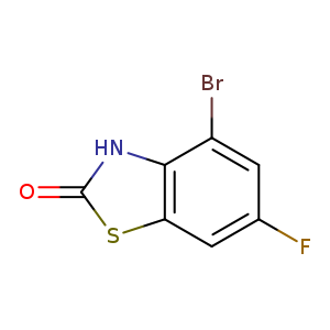 4-bromo-6-fluoro-2,3-dihydro-1,3-benzothiazol-2-one