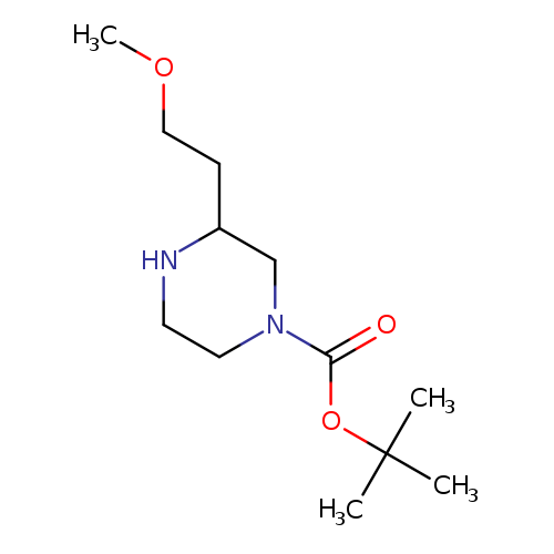 tert-butyl 3-(2-methoxyethyl)piperazine-1-carboxylate