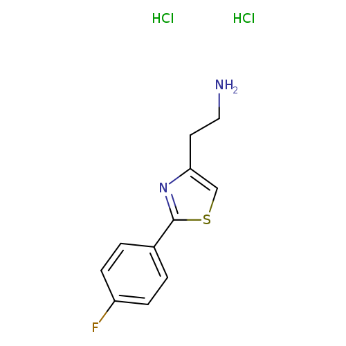 2-[2-(4-fluorophenyl)-1,3-thiazol-4-yl]ethan-1-amine dihydrochloride