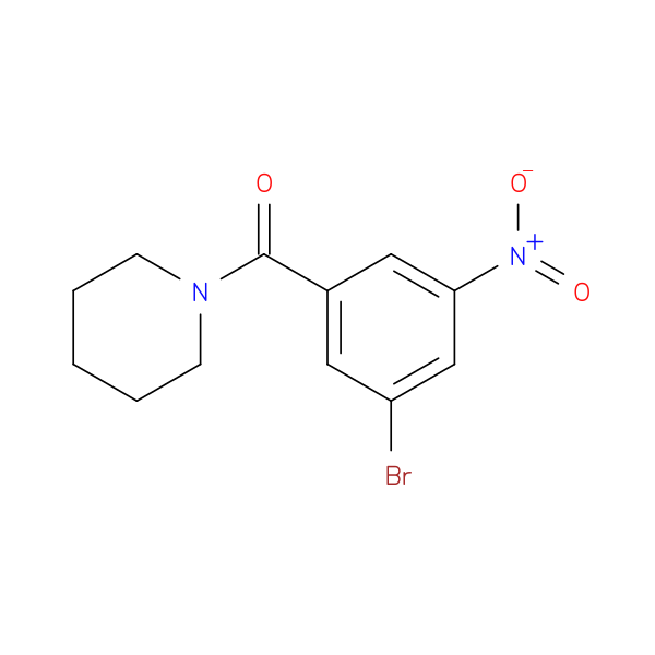 (3-Bromo-5-nitrophenyl)(piperidin-1-yl)methanone