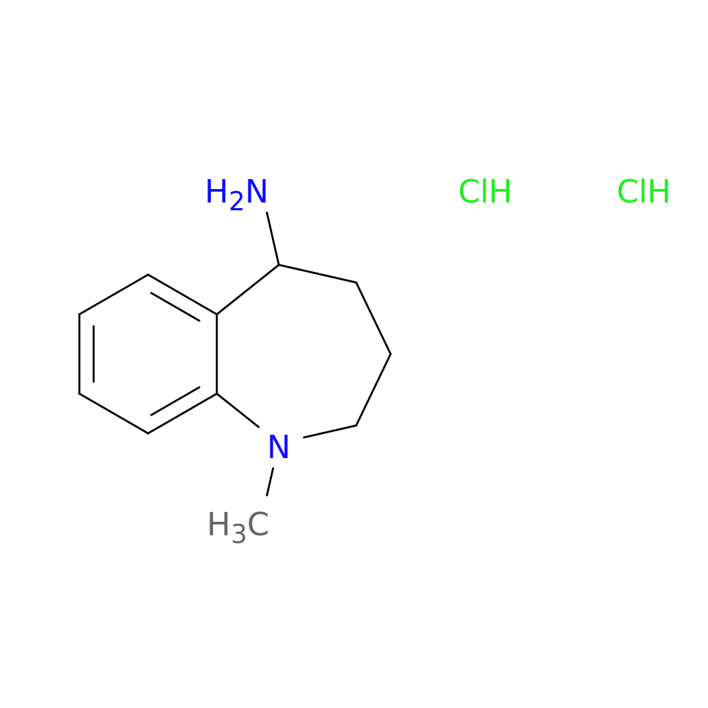 1-methyl-2,3,4,5-tetrahydro-1H-1-benzazepin-5-amine dihydrochloride
