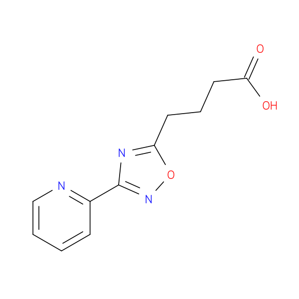 4-(3-Pyridin-2-yl-1,2,4-oxadiazol-5-yl)butanoic acid