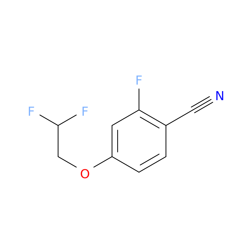 4-(2,2-Difluoroethoxy)-2-fluorobenzonitrile