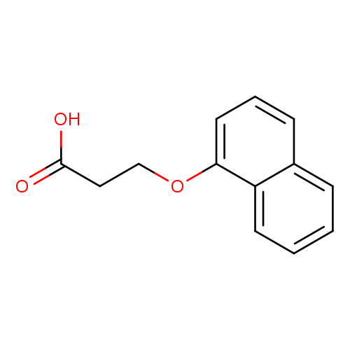 Propanoic acid, 3-(1-naphthalenyloxy)-