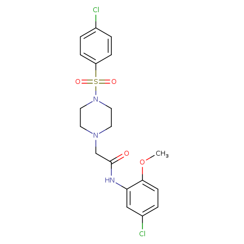 N-(5-chloro-2-methoxyphenyl)-2-[4-(4-chlorobenzenesulfonyl)piperazin-1-yl]acetamide