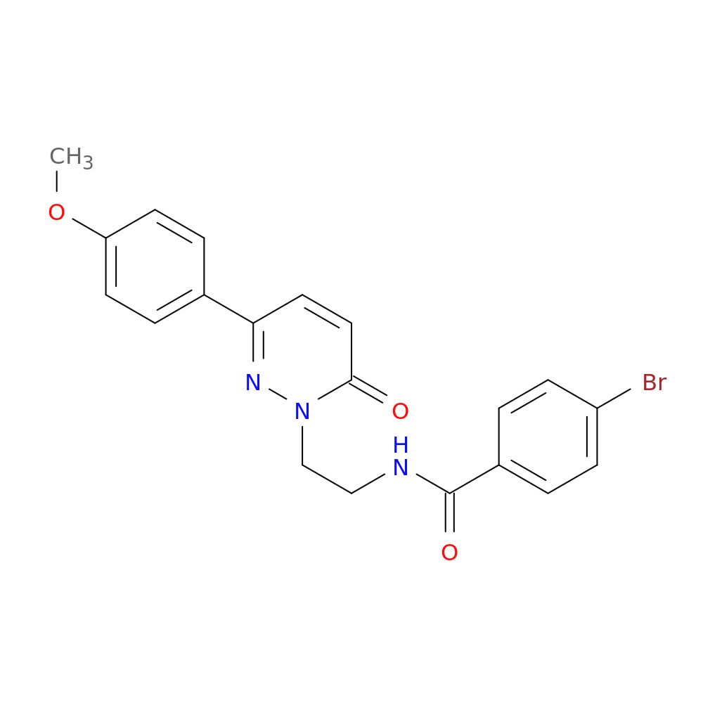 4-bromo-N-{2-[3-(4-methoxyphenyl)-6-oxo-1,6-dihydropyridazin-1-yl]ethyl}benzamide