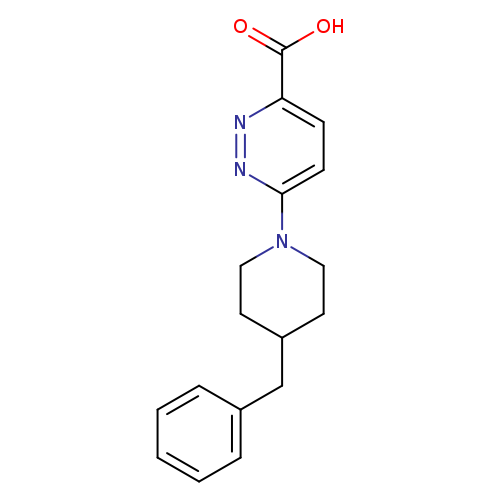 6-(4-benzylpiperidin-1-yl)pyridazine-3-carboxylic acid