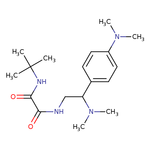 N-tert-butyl-N'-[2-(dimethylamino)-2-[4-(dimethylamino)phenyl]ethyl]ethanediamide