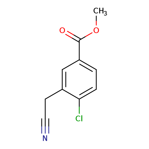 4-Chloro-3-(cyanomethyl)benzoic acid methyl ester